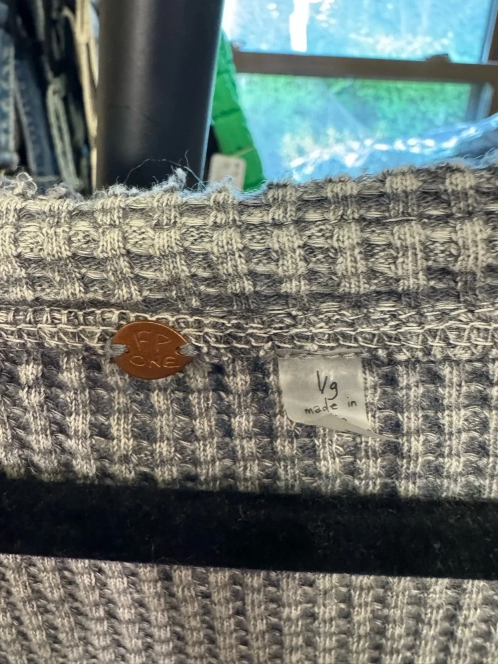 NWOT Free People FP One Colt Thermal - charcoal grey black - Large - Picture 9 of 9